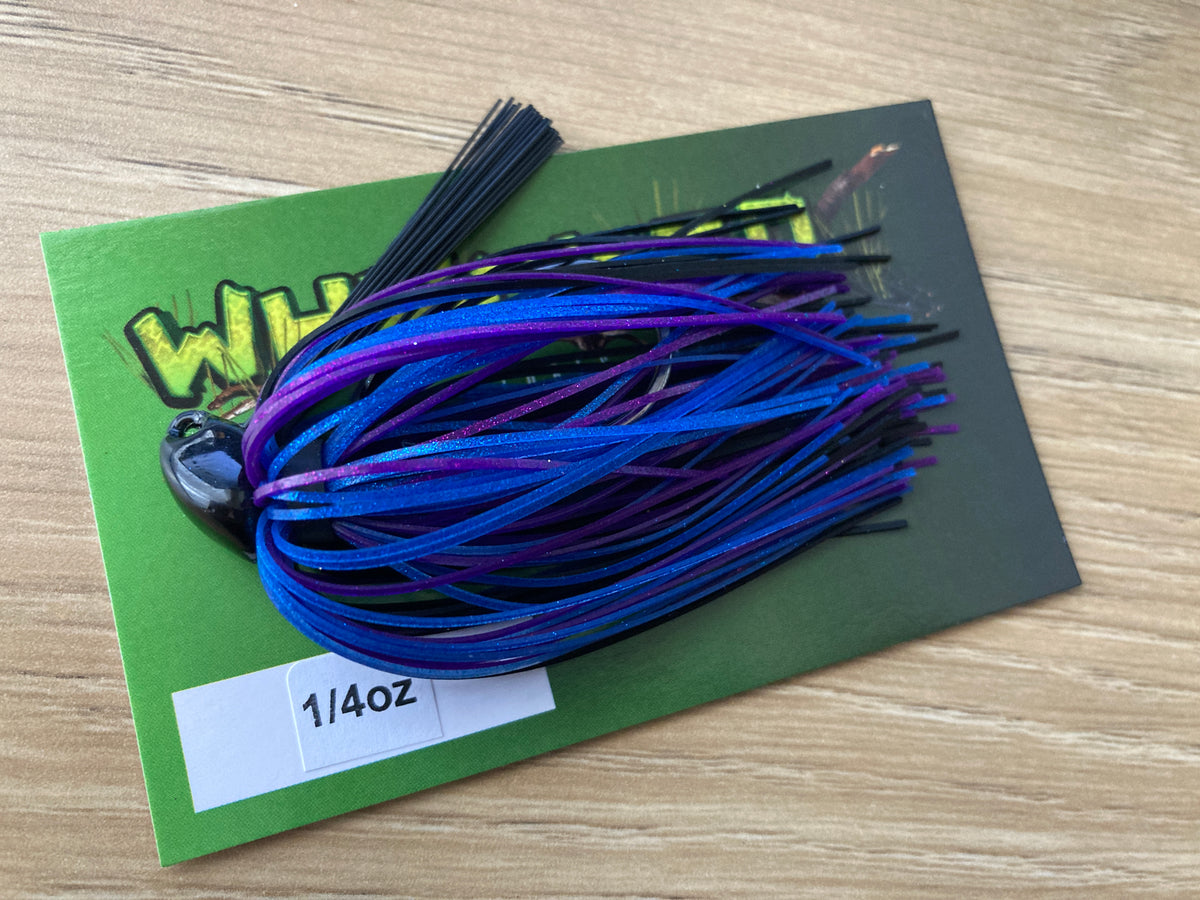 1/4oz WHACKED BRUSH HEAD JIG BRUISER Whacked Lures Australia