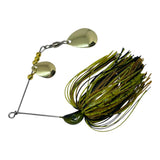 1/4oz Spinnerbait ~ GREMLIN GREEN (Gold Blades)