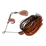 1/4oz Spinnerbait ~ RUSTIC ORANGE (Copper Blades)