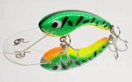 JD EDDY LURES - 80mm Dam Buster - FIRE TIGER