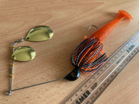 1oz 'Goliath' Thumper Spinnerbait ~ 30cm Profile / 18cm Thumper Trailer