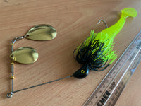 1oz 'Goliath' Thumper Spinnerbait ~ 30cm Profile / 18cm Thumper Trailer