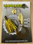 1oz Spinnerbait ~ EURO CARP ~ 6" Grub Trailer (Willow Blade)