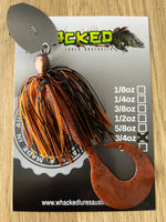 3/4oz CHATTERBAIT ~ RUSTIC ORANGE ~ Grub Trailer