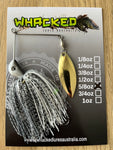 5/8oz Compact Single Willow Blade Spinnerbait ~ BONY BREAM ~ Stinger Hook