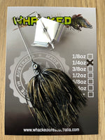 1/4oz 'Bass Basher' Buzzbait ~ CAMMO BLACK