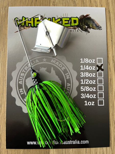 1/4oz 'Bass Basher' Buzzbait ~ GOBLIN GREEN