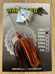 1/4oz 'Bass Basher' Buzzbait ~ RUSTY ORANGE