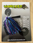 1/4oz Weedless Football Head Chatterbait ~ BRUISER ~ Grub Trailer