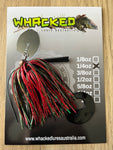 1/4oz Weedless Football Head Chatterbait ~ NATURAL PERCH ~ Grub Trailer