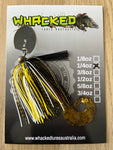 1/4oz Weedless Football Head Chatterbait ~ MUZZA ~ Grub Trailer
