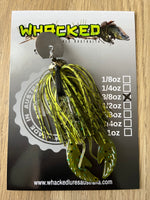 3/8oz Weedless Craw Chatterbait ~ GREMLIN GREEN