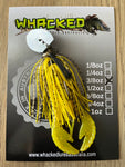 3/8oz Weedless Craw Chatterbait ~ YELLOW GOLD