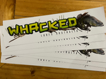 40cm WHACKED LURES AUSTRALIA Waterproof Sticker / Decal