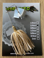 1/4oz 'Bass Basher' Buzzbait ~ WHITE GOLD