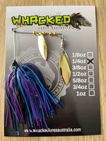 1/4oz Willow Blade Spinnerbait ~ BRUISER (Gold Blades)