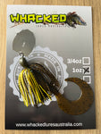 1oz CHATTERBAIT ~ MUZZA ~ 6" Grub Trailer