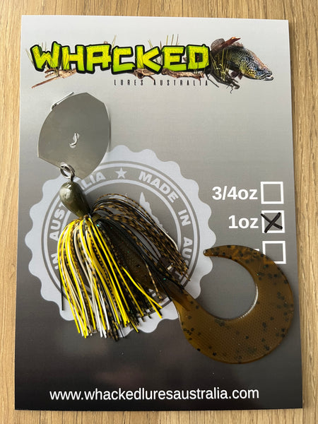 1oz CHATTERBAIT ~ MUZZA ~ 6" Grub Trailer