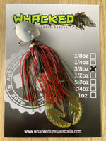 3/8oz Weedless Craw Chatterbait ~ NATURAL PERCH