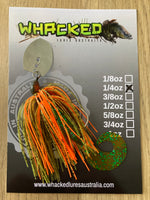 1/4oz Chatterbait ~ NATURAL CITRUS ~ Grub Trailer