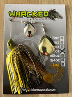 1/2oz Spinnerbait ~ MUZZA ~ Grub Trailer (Mixed Blades)
