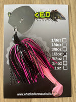 1/2oz CHATTERBAIT ~ SEXY WITCH ~ Paddle Tail Trailer