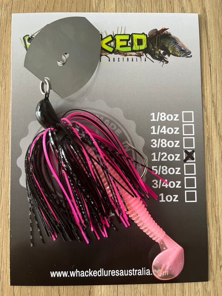 1/2oz CHATTERBAIT ~ SEXY WITCH ~ Paddle Tail Trailer