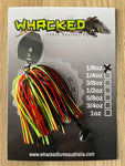 1/8oz Chatterbait ~ FIREFLY ~ Paddle Worm Trailer