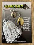 3/8oz Compact Spinnerbait ~ WHITE