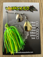 3/8oz Compact Spinnerbait ~ KERMIT