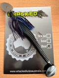 2oz 'GOLIATH' CHATTERBAIT ~ 8" Paddle Tail Trailer + Stinger