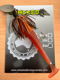 2oz 'GOLIATH' CHATTERBAIT ~ 8" Paddle Tail Trailer + Stinger