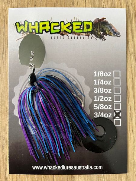 1/4oz Chatterbait ~ BRUISER ~ Grub Trailer