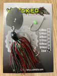 1oz 'Rig your own Trailer' Chatterbait Kit - NATURAL PERCH