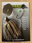 1oz 'Rig your own Trailer' Chatterbait Kit - BLACK & GOLD II