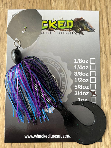 3/4oz CHATTERBAIT ~ BRUISER ~ Grub Trailer