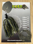 3/4oz CHATTERBAIT ~ NATURAL GREEN ~ Grub Trailer