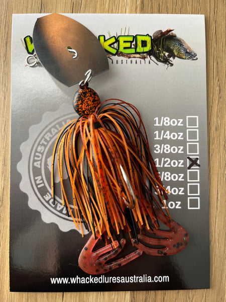 1/2oz Toad CHATTERBAIT ~ RUSTIC ORANGE