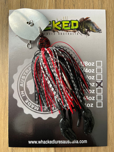 1/2oz Yabby CHATTERBAIT ~ PHANTOM RED