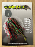 1/8oz Chatterbait ~ NATURAL PERCH ~ Paddle Worm Trailer