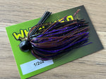 1/2oz WHACKED FOOTBALL JIG ~ NIGHT SKY PURPLE
