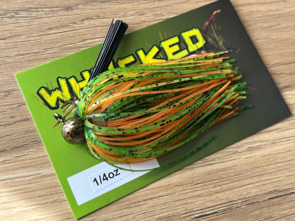 1/4oz WHACKED FOOTBALL JIG - NATURAL CITRUS