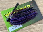 1/4oz WHACKED FOOTBALL JIG - NIGHT SKY PURPLE