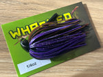 1/4oz WHACKED BRUSH HEAD JIG ~ NIGHT SKY PURPLE