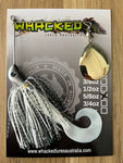 5/8oz Single Blade Spinnerbait ~ BONY BREAM ~ Grub Trailer (Gold Blade)