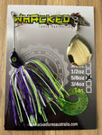 5/8oz Single Blade Spinnerbait ~ BUZZ LIGHTYEAR ~ Grub Trailer (Gold Blade)