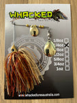 1/4oz Spinnerbait ~ NATURAL GOLD (Gold Blades)