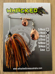 1/4oz Spinnerbait ~ RUSTIC ORANGE (Copper Blades)