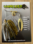 1/4oz Spinnerbait ~ BATTLE TOAD (Gold Willow Blade)