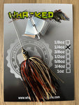1/4oz 'Bass Basher' Buzzbait ~ NATURAL BLACK & GOLD